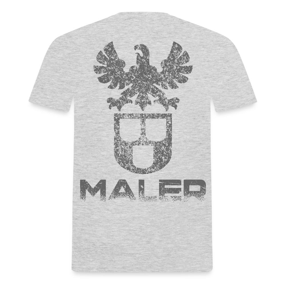Unisex T-Shirt "Maler" Grau meliert Männer T-Shirt {{ color }}