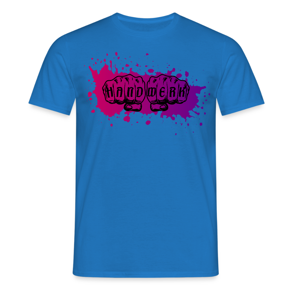 Unisex T-Shirt "Splash-Violett" Royalblau Männer T-Shirt {{ color }}
