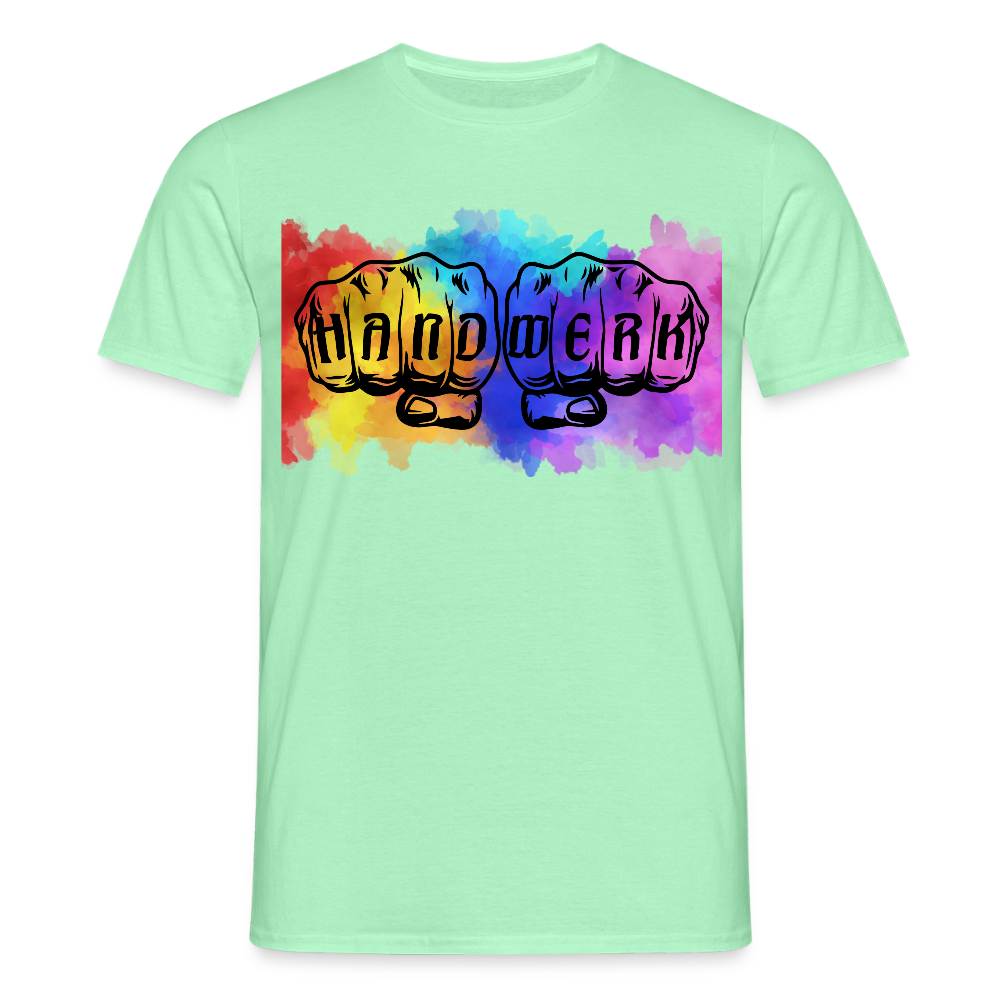 Unisex T-Shirt "Splash-Handwerk" Mintgrün Männer T-Shirt {{ color }}