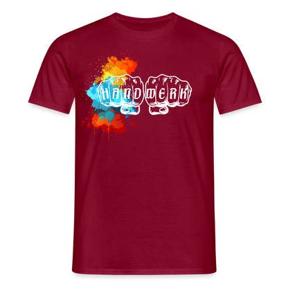 Unisex T-Shirt "Splash" Ziegelrot Männer T-Shirt {{ color }}