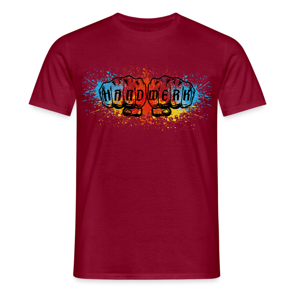 Unisex T-Shirt "Splash-Color" Ziegelrot Männer T-Shirt {{ color }}