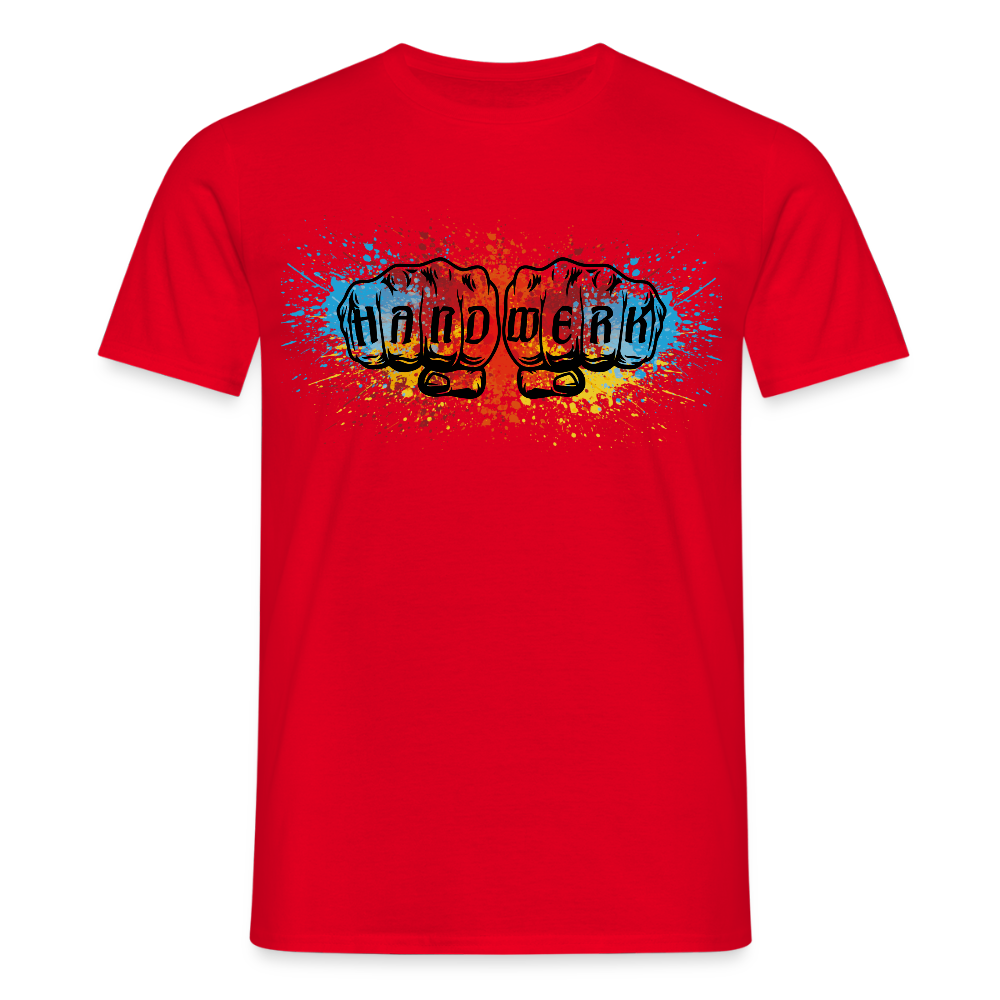 Unisex T-Shirt "Splash-Color" Rot Männer T-Shirt {{ color }}