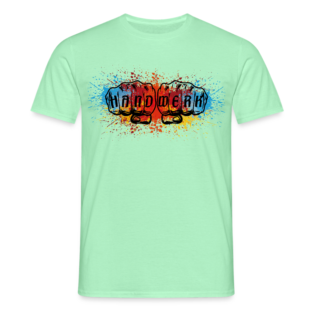 Unisex T-Shirt "Splash-Color" Mintgrün Männer T-Shirt {{ color }}