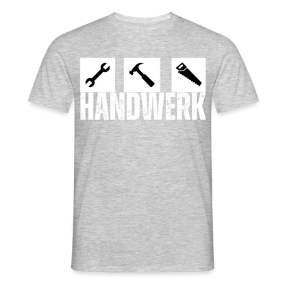 Unisex T-Shirt "Werkzeug" Grau meliert Männer T-Shirt {{ color }}