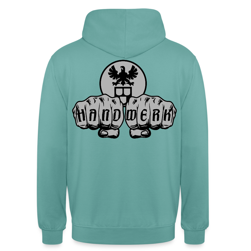 Unisex Hoodie "Maler" beidseitig bedruckt Unisex Hoodie {{ color }}