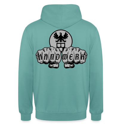 Unisex Hoodie "Maler" beidseitig bedruckt Unisex Hoodie {{ color }}