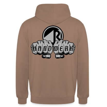 Unisex Hoodie "Raumausstatter" beidseitig bedruckt Unisex Hoodie {{ color }}