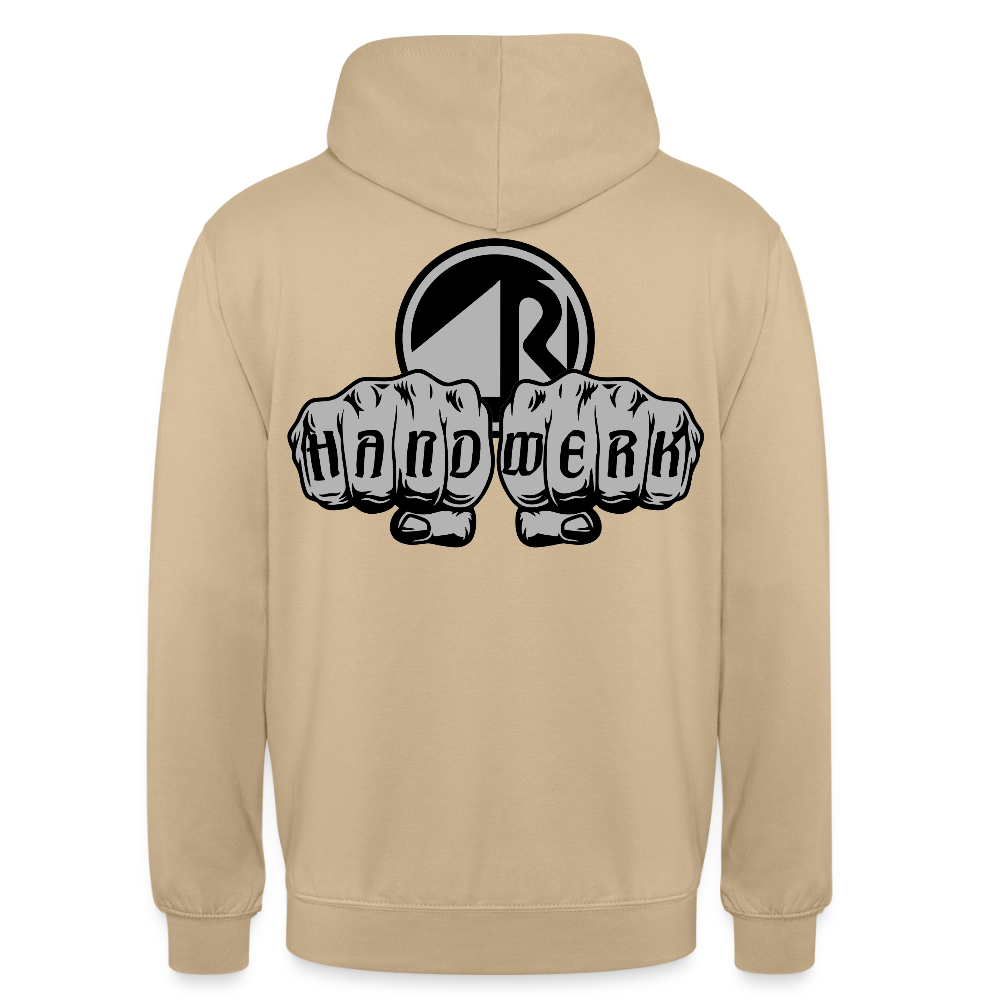 Unisex Hoodie "Raumausstatter" beidseitig bedruckt Unisex Hoodie {{ color }}