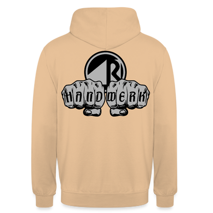 Unisex Hoodie "Raumausstatter" beidseitig bedruckt Unisex Hoodie {{ color }}