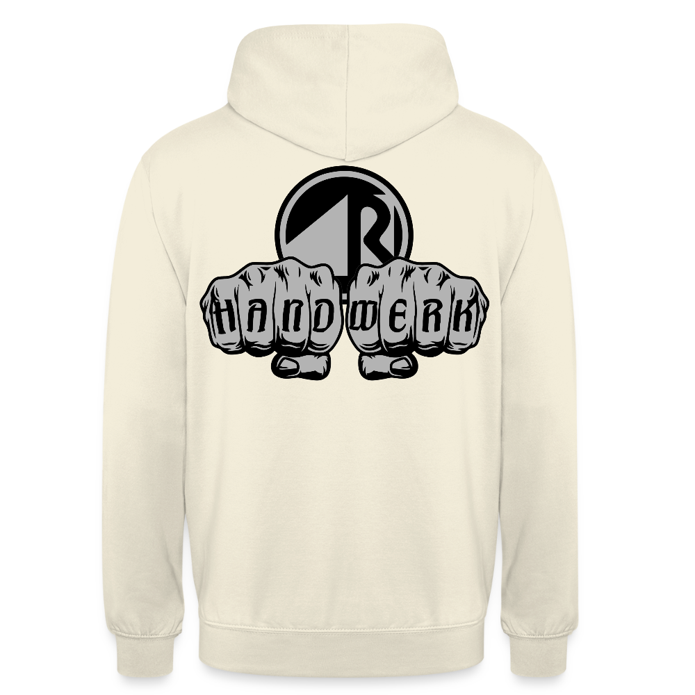 Unisex Hoodie "Raumausstatter" beidseitig bedruckt Unisex Hoodie {{ color }}