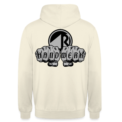 Unisex Hoodie "Raumausstatter" beidseitig bedruckt Unisex Hoodie {{ color }}