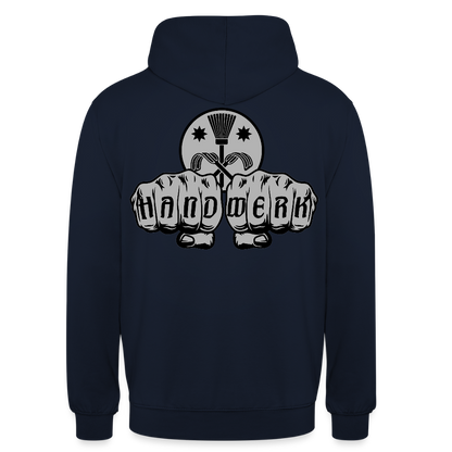 Unisex Hoodie "Schornsteinfeger" beidseitig bedruckt Unisex Hoodie {{ color }}