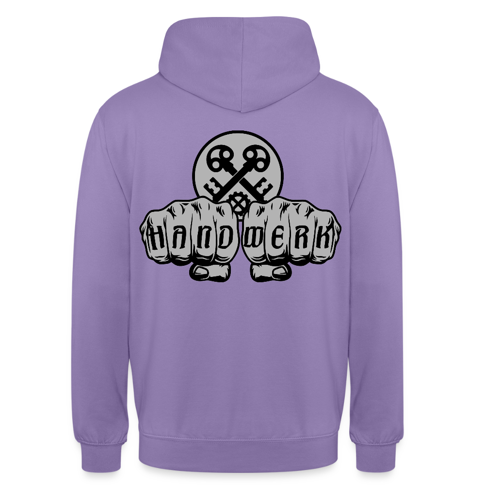 Unisex Hoodie "Schlosser" beidseitig bedruckt Unisex Hoodie {{ color }}
