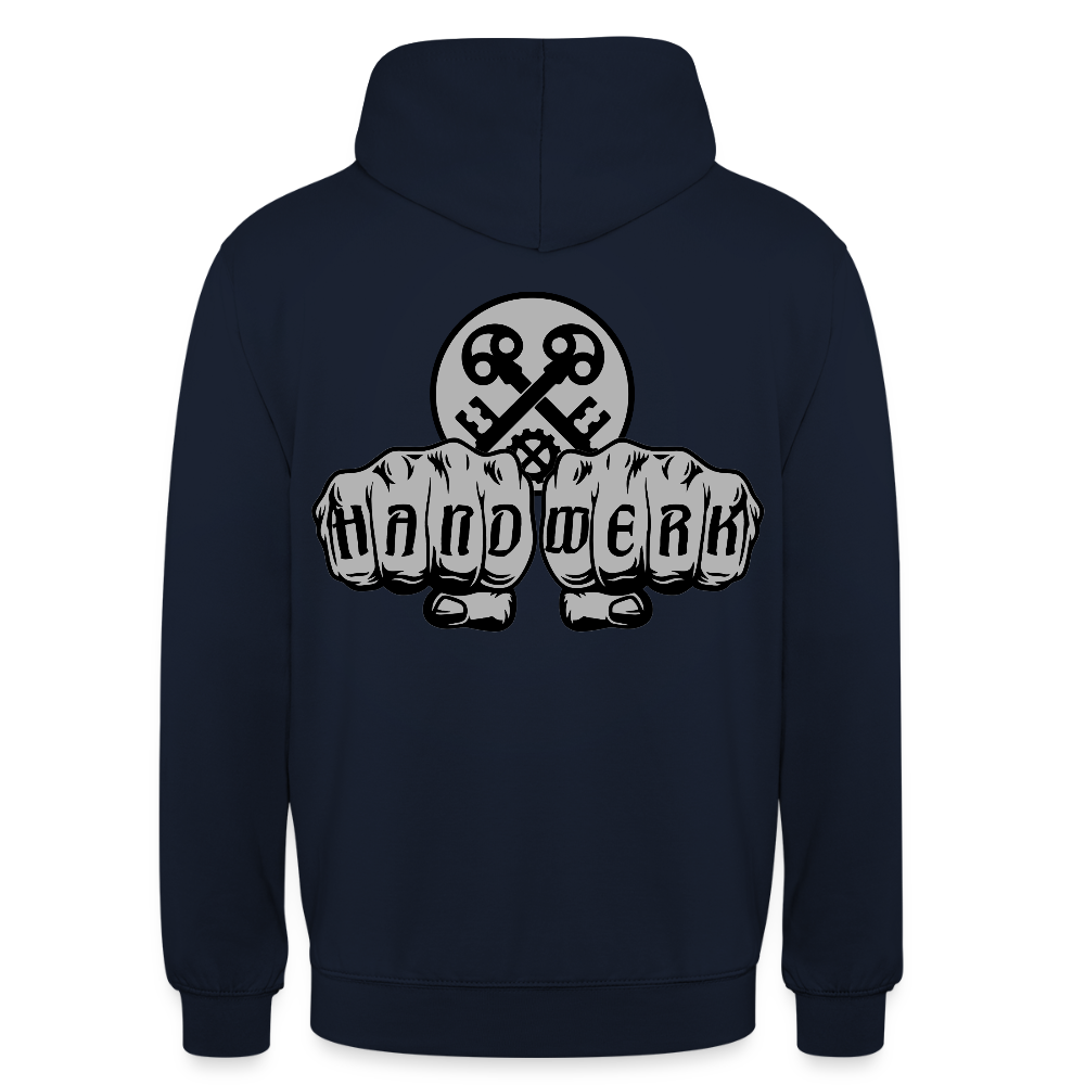 Unisex Hoodie "Schlosser" beidseitig bedruckt Unisex Hoodie {{ color }}