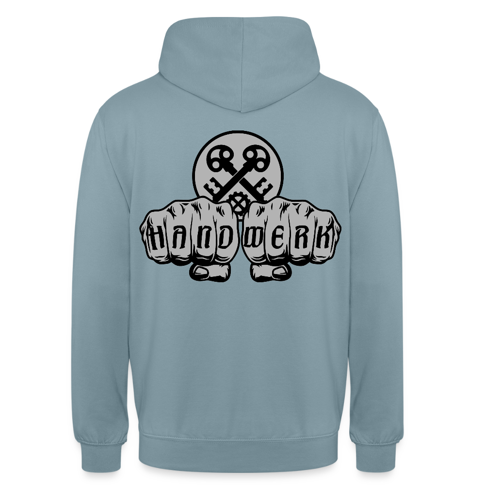 Unisex Hoodie "Schlosser" beidseitig bedruckt Unisex Hoodie {{ color }}