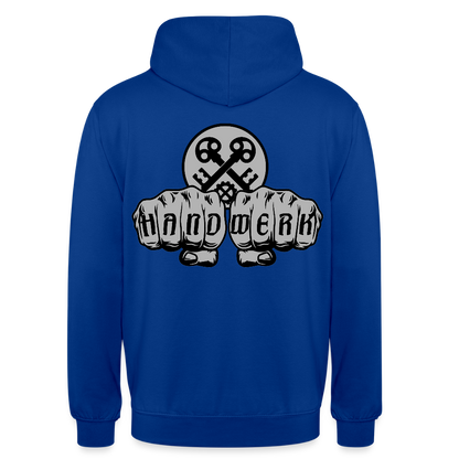 Unisex Hoodie "Schlosser" beidseitig bedruckt Unisex Hoodie {{ color }}