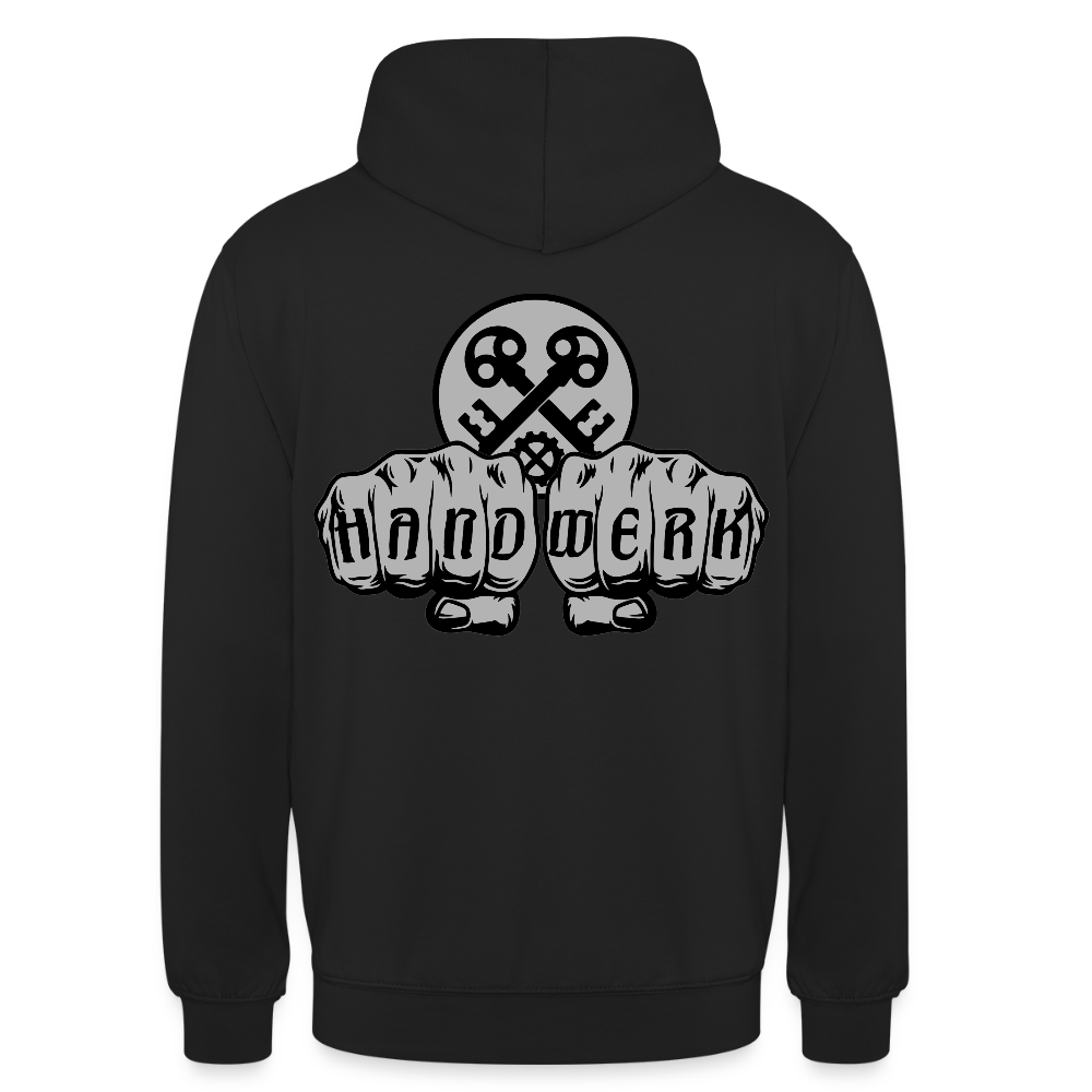 Unisex Hoodie "Schlosser" beidseitig bedruckt Unisex Hoodie {{ color }}