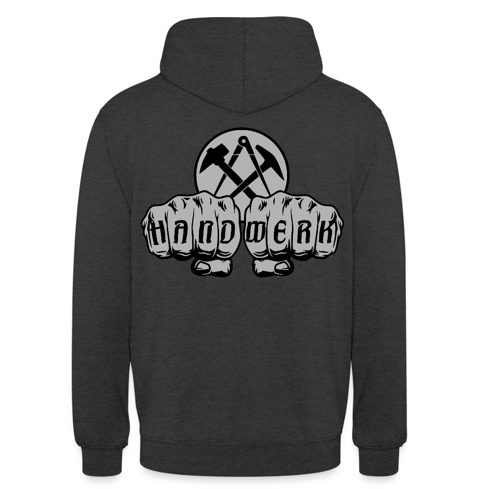 Unisex Hoodie "Dachdecker" beidseitig bedruckt Unisex Hoodie {{ color }}