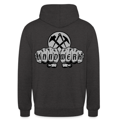 Unisex Hoodie "Dachdecker" beidseitig bedruckt Unisex Hoodie {{ color }}