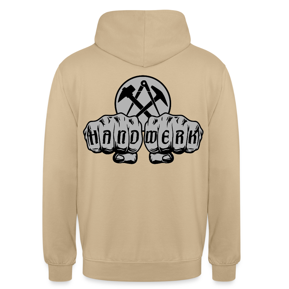 Unisex Hoodie "Dachdecker" beidseitig bedruckt Unisex Hoodie {{ color }}