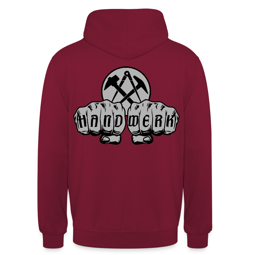 Unisex Hoodie "Dachdecker" beidseitig bedruckt Unisex Hoodie {{ color }}