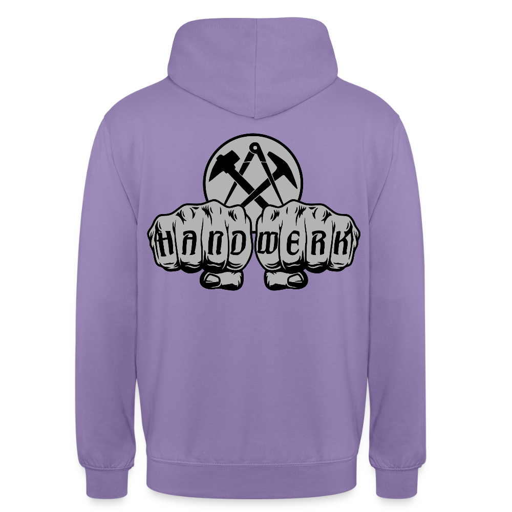 Unisex Hoodie "Dachdecker" beidseitig bedruckt Unisex Hoodie {{ color }}