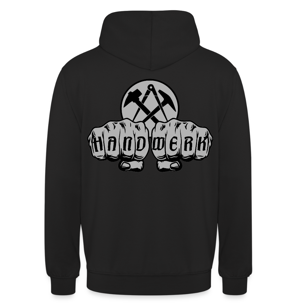 Unisex Hoodie "Dachdecker" beidseitig bedruckt Unisex Hoodie {{ color }}