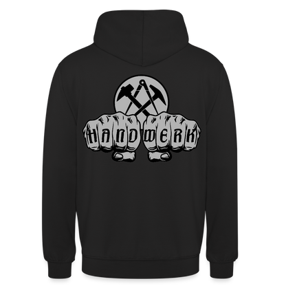Unisex Hoodie "Dachdecker" beidseitig bedruckt Unisex Hoodie {{ color }}