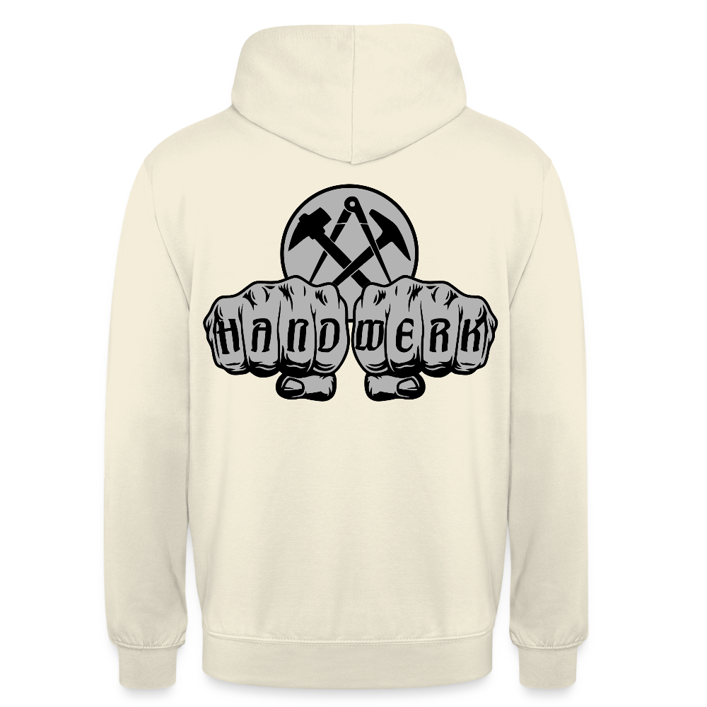 Unisex Hoodie "Dachdecker" beidseitig bedruckt Unisex Hoodie {{ color }}