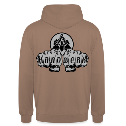 Unisex Hoodie "Maurer" beidseitig bedruckt Unisex Hoodie {{ color }}