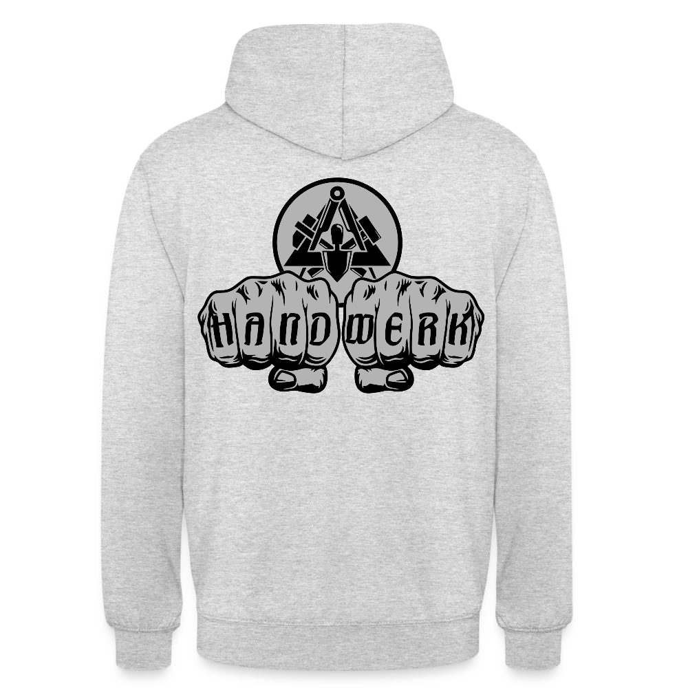 Unisex Hoodie "Maurer" beidseitig bedruckt Unisex Hoodie {{ color }}