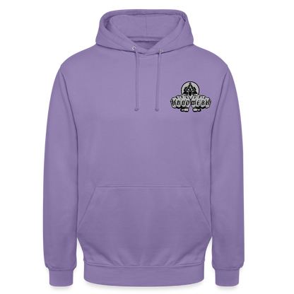 Unisex Hoodie "Maurer" beidseitig bedruckt Lavendel Unisex Hoodie {{ color }}