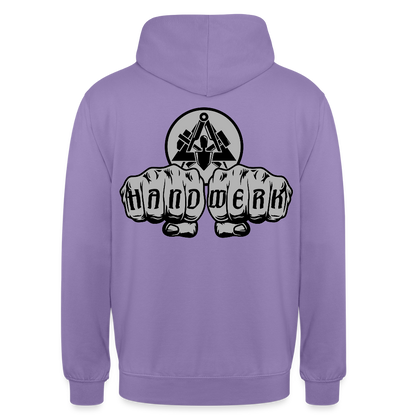 Unisex Hoodie "Maurer" beidseitig bedruckt Unisex Hoodie {{ color }}