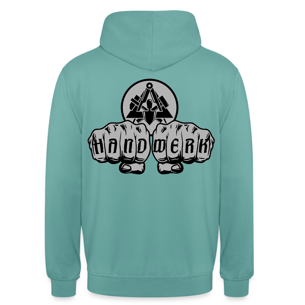 Unisex Hoodie "Maurer" beidseitig bedruckt Unisex Hoodie {{ color }}