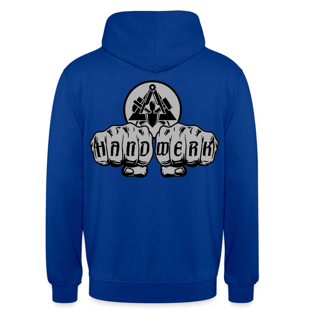Unisex Hoodie "Maurer" beidseitig bedruckt Unisex Hoodie {{ color }}