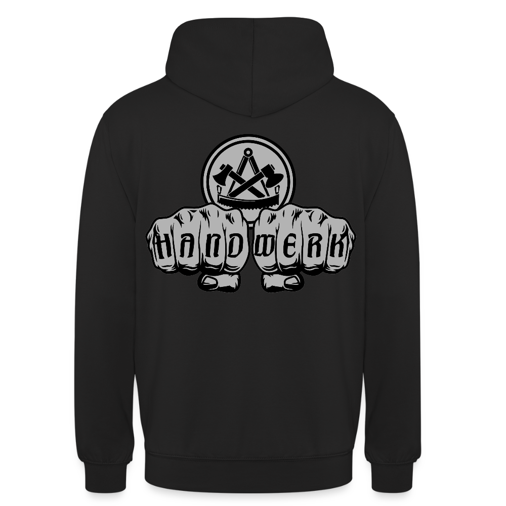 Unisex Hoodie "Zimmermann" beidseitig bedruckt Unisex Hoodie {{ color }}