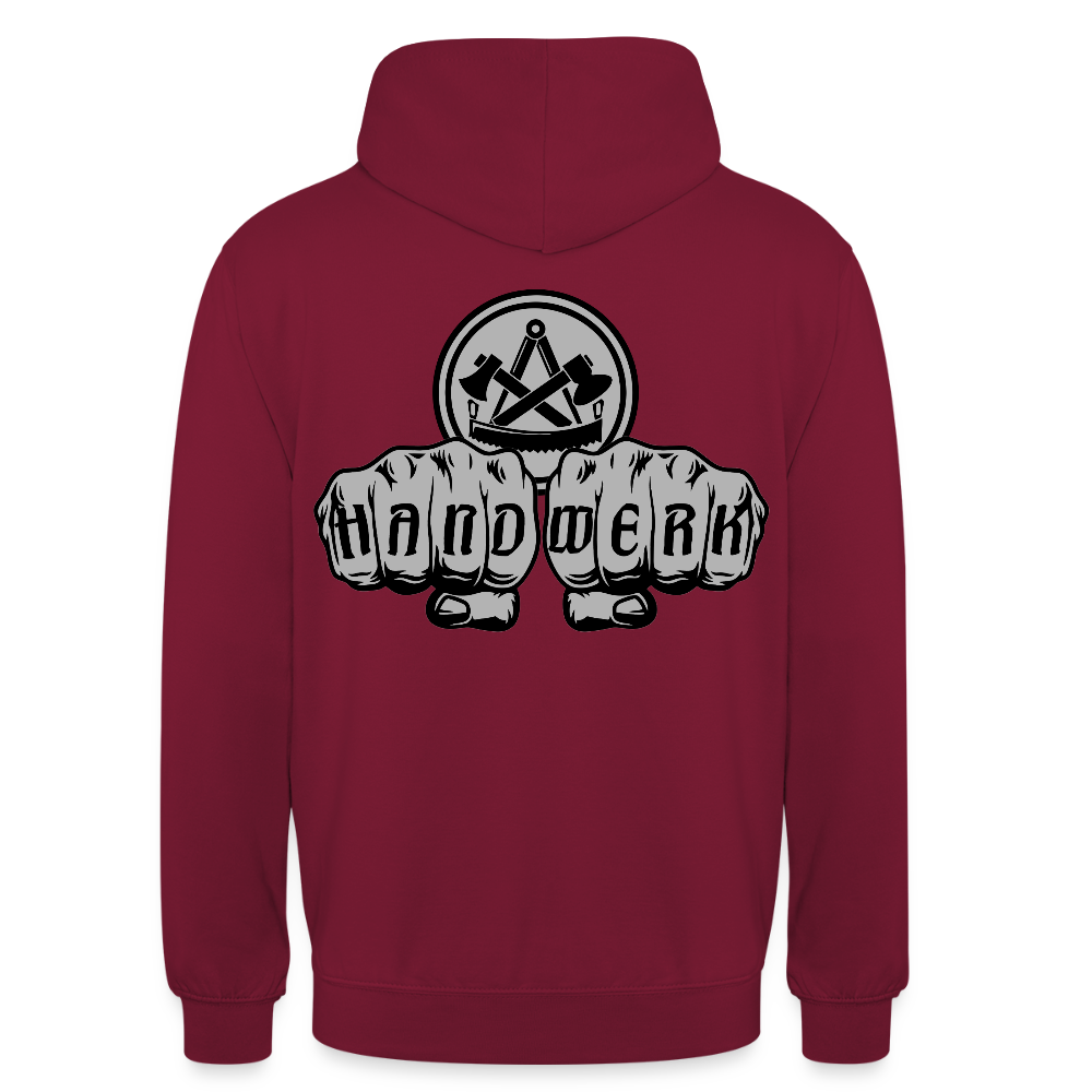 Unisex Hoodie "Zimmermann" beidseitig bedruckt Unisex Hoodie {{ color }}