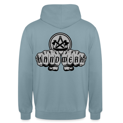 Unisex Hoodie "Zimmermann" beidseitig bedruckt Unisex Hoodie {{ color }}