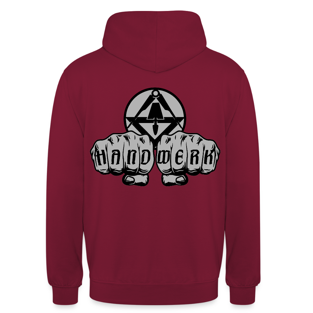 Unisex Hoodie "Stuckateur" beidseitig bedruckt Unisex Hoodie {{ color }}