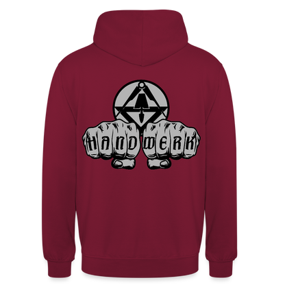Unisex Hoodie "Stuckateur" beidseitig bedruckt Unisex Hoodie {{ color }}
