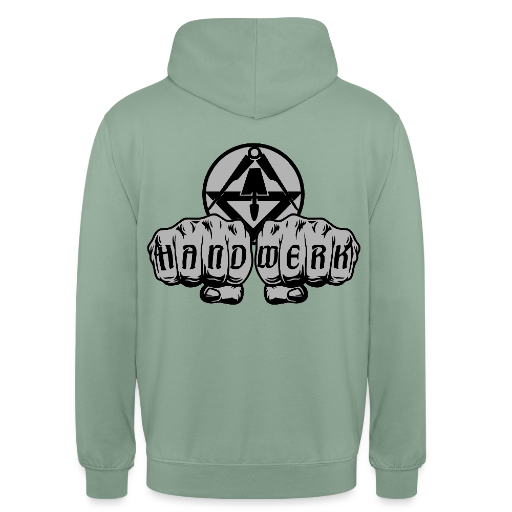 Unisex Hoodie "Stuckateur" beidseitig bedruckt Unisex Hoodie {{ color }}