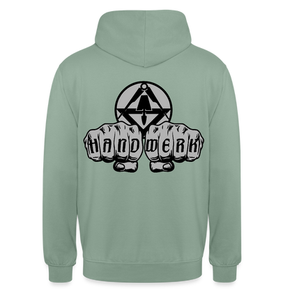 Unisex Hoodie "Stuckateur" beidseitig bedruckt Unisex Hoodie {{ color }}