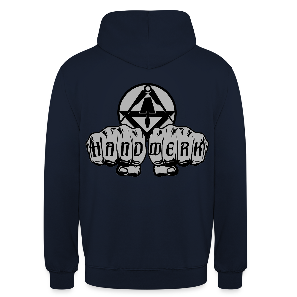 Unisex Hoodie "Stuckateur" beidseitig bedruckt Unisex Hoodie {{ color }}