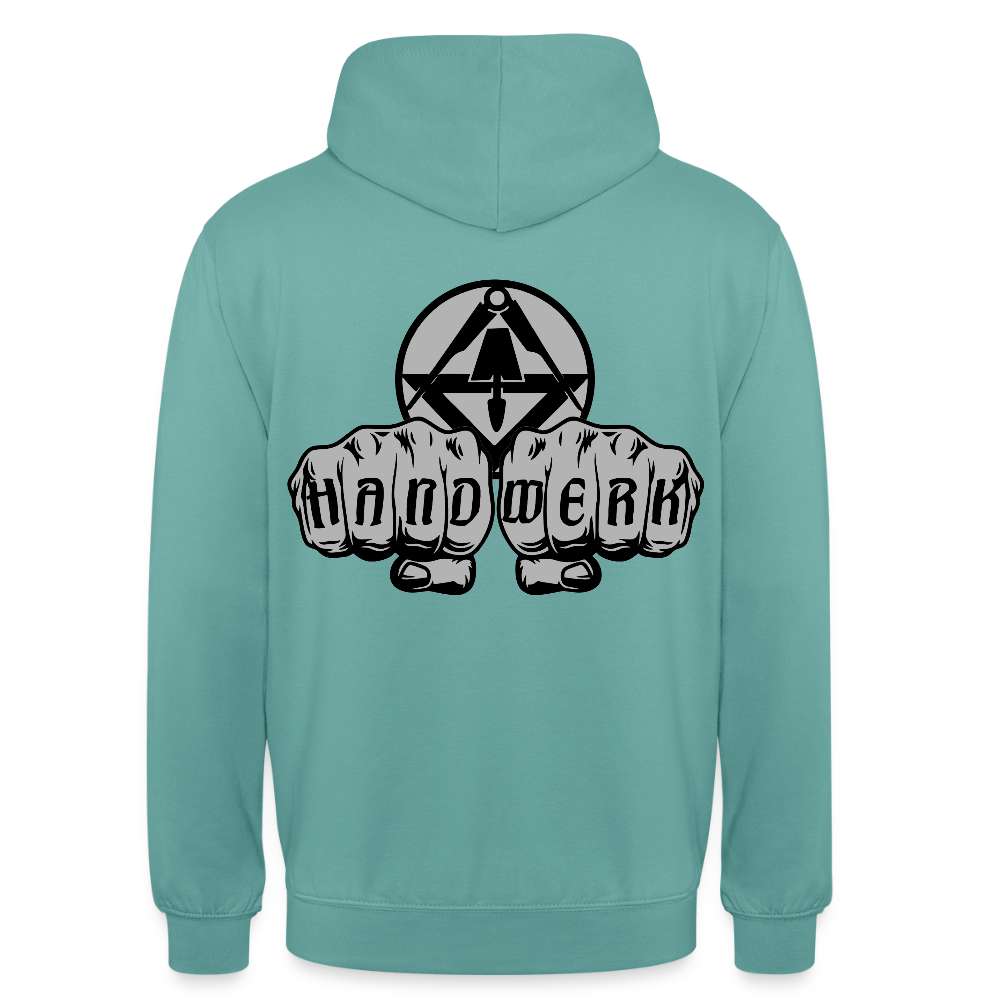 Unisex Hoodie "Stuckateur" beidseitig bedruckt Unisex Hoodie {{ color }}