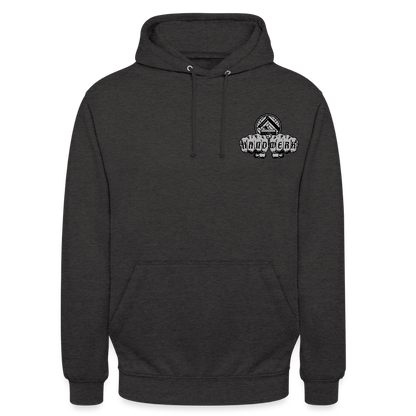 Unisex Hoodie "Parkettleger" beidseitig bedruckt Anthrazit Unisex Hoodie {{ color }}