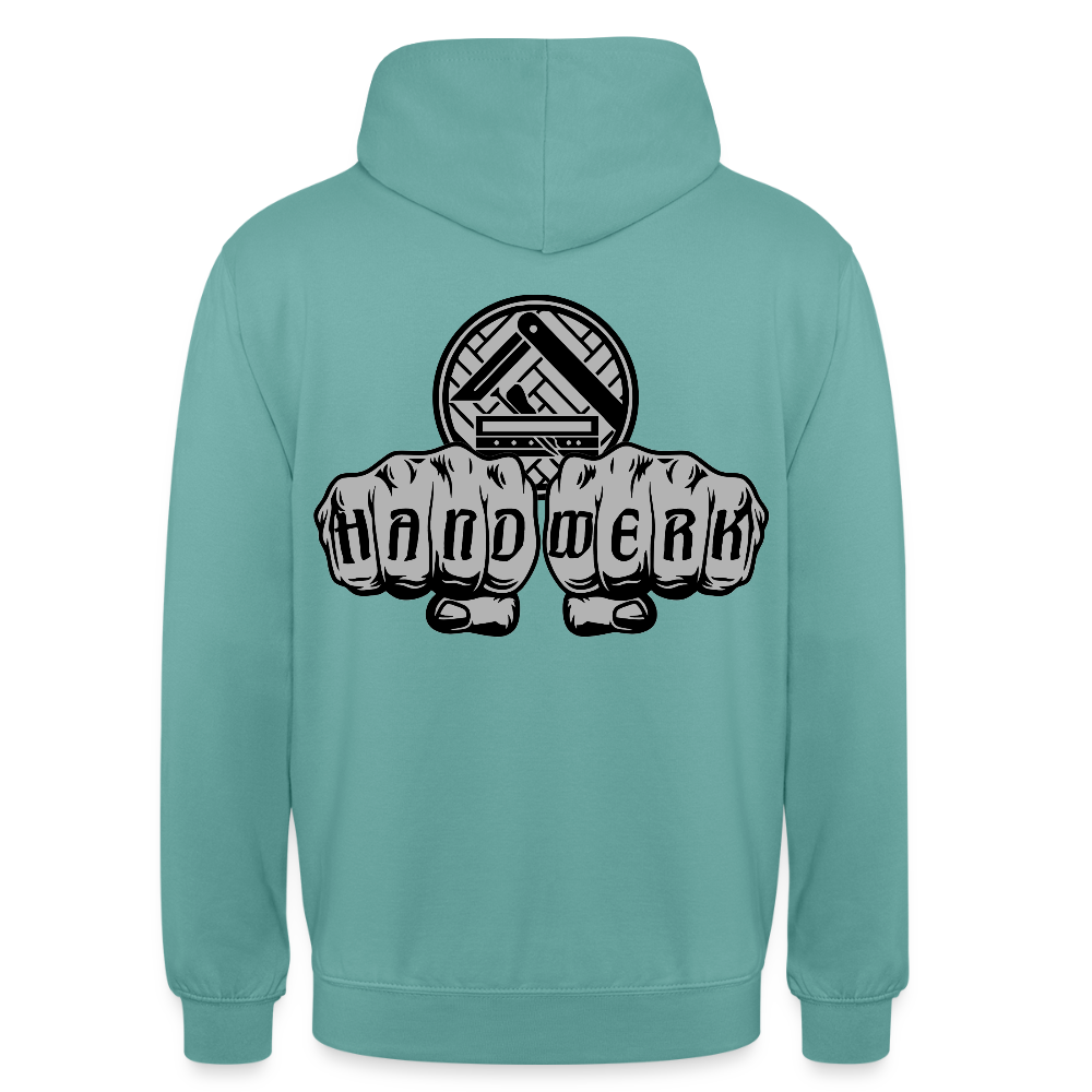Unisex Hoodie "Parkettleger" beidseitig bedruckt Unisex Hoodie {{ color }}
