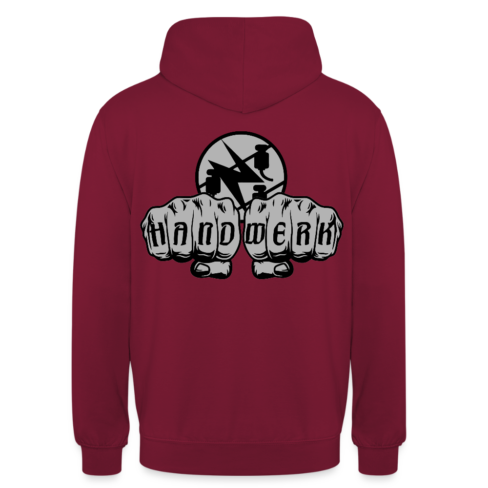 Unisex Hoodie "Elektriker" beidseitig bedruckt Unisex Hoodie {{ color }}