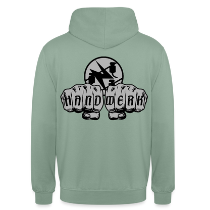 Unisex Hoodie "Elektriker" beidseitig bedruckt Unisex Hoodie {{ color }}