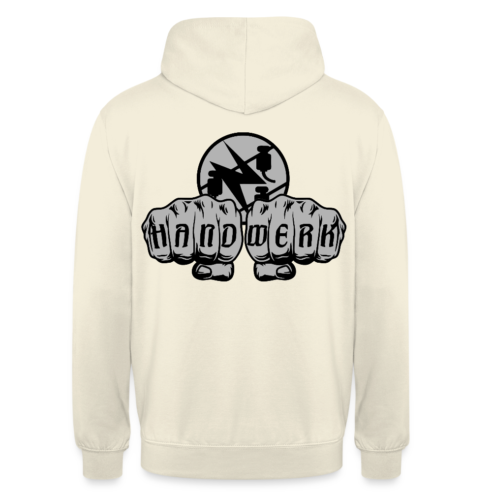 Unisex Hoodie "Elektriker" beidseitig bedruckt Unisex Hoodie {{ color }}