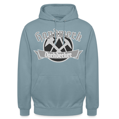 Unisex Hoodie "Dachdecker" Nebelblau Unisex Hoodie {{ color }}